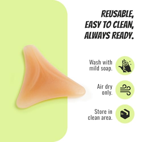 SHORDY Camel Concealer ? Reusable Y Shape Self-Adhesive Seamless Invisible Insert for Yoga, Gym, Swimwear & Leggings (Pack of 3)