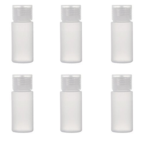 30ml Travel Size Empty Bottles Set of 6 - TSA Approved