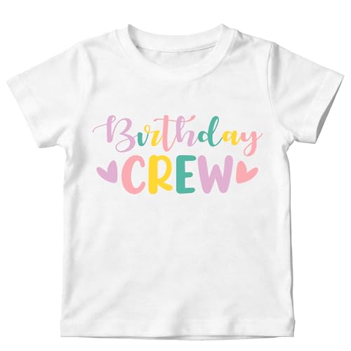Girls Birthday T-Shirt | Toddler Party Tops 5-9 Year Old