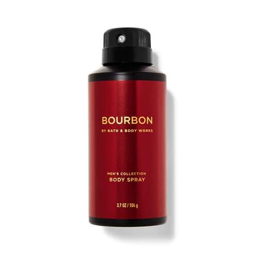 Bath & Body Works Bourbon - Ultra Shea Body Cream 8 oz, 2-in-1 Hair + Body Wash 10 oz & Deodorizing Body Spray 3.7 oz - Set