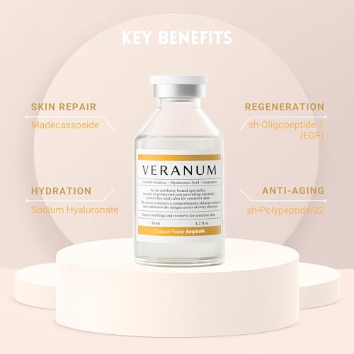 Cicapair Repair Ampoule ? Cellular Communication Serum with Centella EV & 7-Peptide Matrix | Post-Treatment Recovery & Elasticity Boost | MicroFusion Ready for 2X Repair (1.2 fl oz / 35 mL)