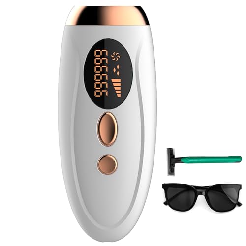 At-Home IPL Laser Hair Removal Device for Full Body, Painless, 999,999 Flashes