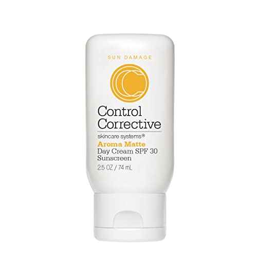CONTROL CORRECTIVE Aroma Matte Day Cream Spf 30, 2.5 Oz - Sunscreen, Non-Comedogenic, Fast-Absorbing Aromatic Spf, Vitamin C, Won¡¯t Clog Pores, Full Spectrum Sun Protection, Micro-Fine Zinc, Green Tea
