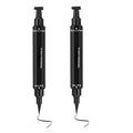 Eyeliner Stamp Double-sided Liquid Winged Eyeliner Pencil Smudgeproof Long Lasting 2 Pcs Black