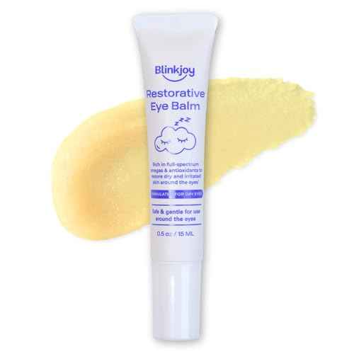 Restorative Under Eye Balm - Optometrist & Dermatologist Recommended - Anti-Aging with Moisturizing Omegas - Reduces Dryness & Smooths Fine Lines - All Natural, Fragrance-Free, Non-Comedogenic