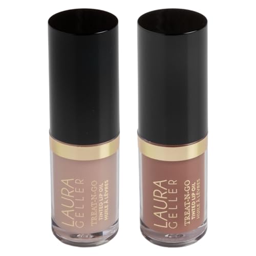 Laura Geller Treat-n-Go Duo Tinted Lip Oil - High Stakes & A-Game