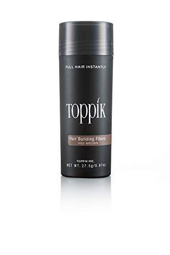 Toppik Hair Building Fibers, Medium Brown, 27.5g | Fill In Fine or Thinning Hair | Instantly Thicker, Fuller Looking Hair | 9 Shades for Men & Women