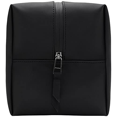 RAINS Wash bag large - Large Toiletry Bag for Men and Women - Wash bag for Travel (Black)