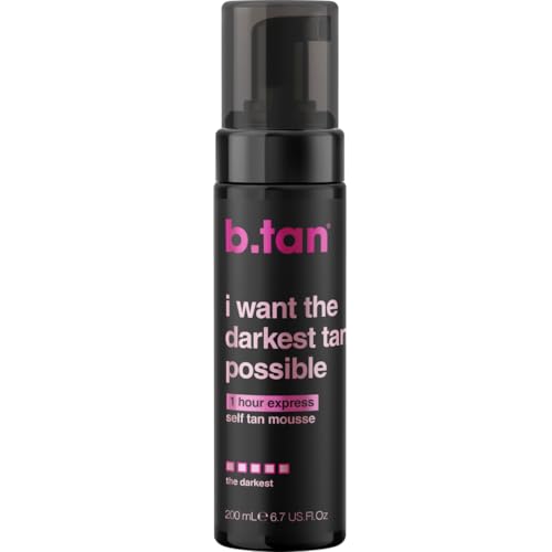 B.tan Ultra Dark Self Tanner Mousse - 1 Hour Express Foam