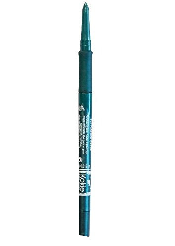 Kokie Retractable Eyeliner Pencil Peacock Green Waterproof