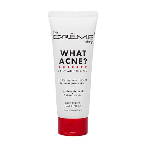 The Crème Shop Daily Face Moisturizer Bundle - 2 x 5.4 Oz with Hyaluronic & Salicylic Acid