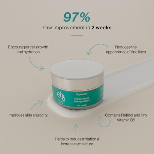 eb5 Intense Moisture Anti-Aging Face & Neck Cream with Retinol, 4 Fl Oz - Natural Fragrance