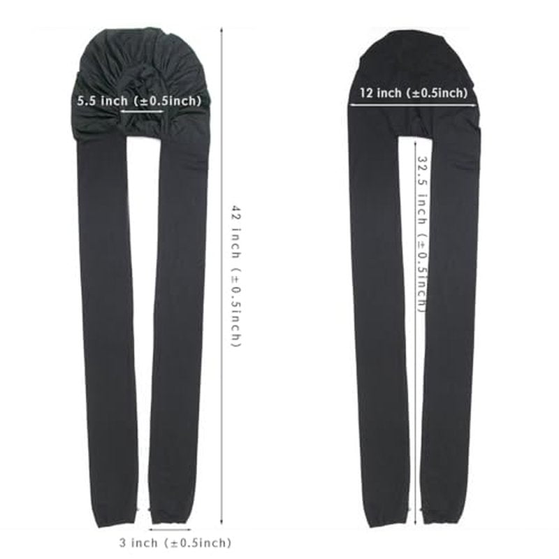 42-Inch Pantyhose Bonnet for Long Hair Protection - Maroochin