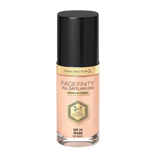 Max Factor Facefinity All Day Flawless 3 In 1 Foundation SPF 20, No. 55 Beige