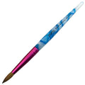 PANA Pure Kolinsky Hair Acrylic Nail Brush - Size 8 Round Nail Art Brush