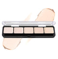 Graftobian HD Glamour Crème Foundation Palette Ultra Light 1 Count – High Definition 5-Color Makeup Kit