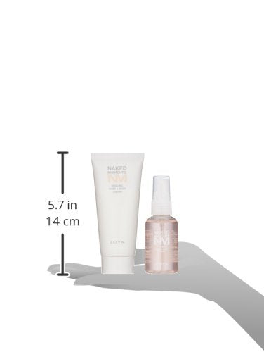 ZOYA Naked Manicure Healing and Hydrating Dry Skin Hand and Body System, Tube & Serum