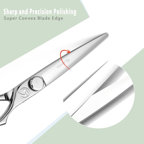 Professional Hair Cutting Shears 6.5 Inch Barber Scissors