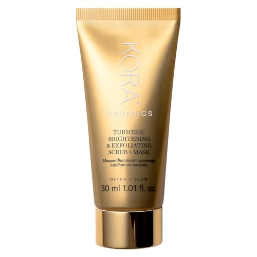 KORA Organics Turmeric Brightening Face Scrub + Mask 30ml