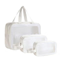 Clear Toiletry Bag Set 3-Pack | Waterproof Travel Organizer