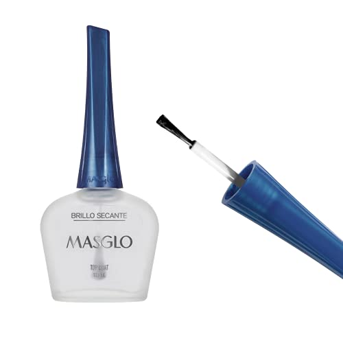 MASGLO Tradicional Nail Polish Set | 4 0.5 oz Bottles with Base & Top Coats