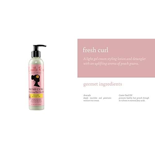 Camille Rose Fresh Curl Revitalizing Hair Smoother, Avocado & Castor Oil, 8 oz (240 ml)
