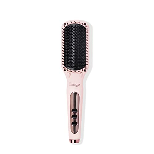 L'ANGE HAIR Le Vite Straightening Brush - Dual-Voltage Hot Tool for Frizz-Free Hair