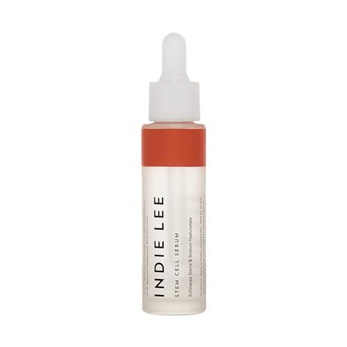 Indie Lee Stem Cell Serum - Rejuvenating Botanicals for Face with Bamboo Extract + Hyaluronic Acid to Combat Visible Signs of Aging, Hydrate + Moisturize (1oz / 30ml)