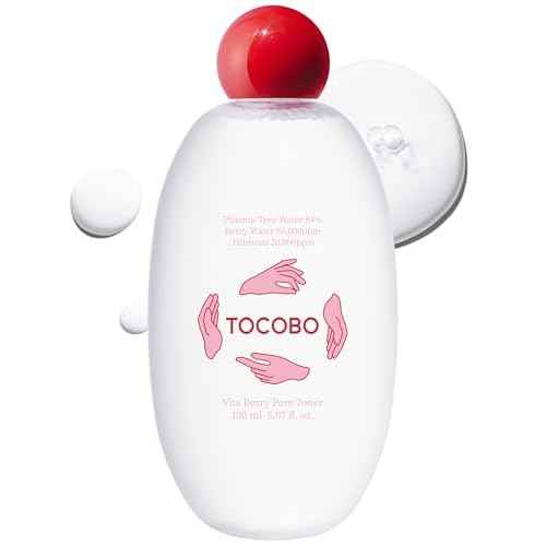TOCOBO Vita Berry Pore Toner ? Korean Vegan Alcohol-Free Face Toner with Hibiscus, Niacinamide & Vita Berry Water for Pore Tightening - Oil Balancing & Gentle Exfoliation, 5.07 fl.oz.