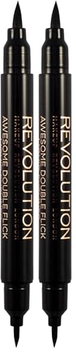 Revolution Thick & Thin Dual Eyeliner Pen - Precise, Pigmented Black