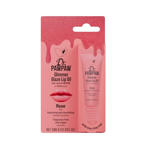 Dr. PAWPAW Glimmer Glaze Rose Lip Oil 10ml