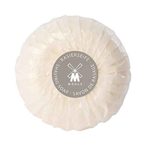 M?HLE Wooden Bowl with Shaving Soap | Aloe Vera | 65 Grams | Shave Soap for Men | Steamed Ash Shaving Bowl | Rich & Light Soap Formula | Nurturing Shave Soap Lather