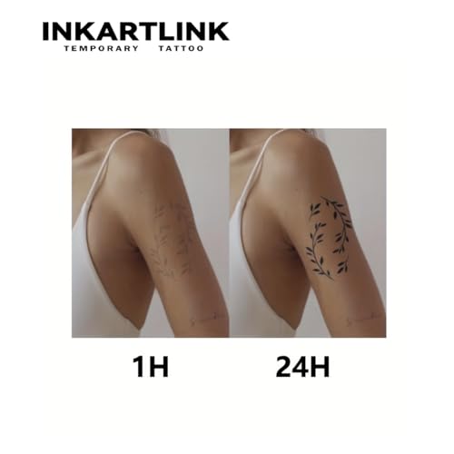 INKARTLINK Semi Permanent Tattoo, Party Tattoo, Beautiful and Realistic Design, Fun Tattoo Experience, Cruelty-free, Non-reflective, Waterproof (Jesus 2)