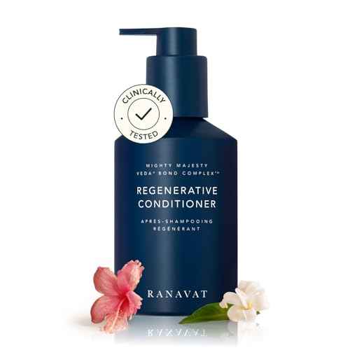 RANAVAT Regenerative Veda©ù Bond Complex Hair Conditioner - Moisturizing Conditioner for Hair Breakage Repair & Scalp Care - Silicone-Free Volumizing Conditioner for All Hair Types (8 oz)
