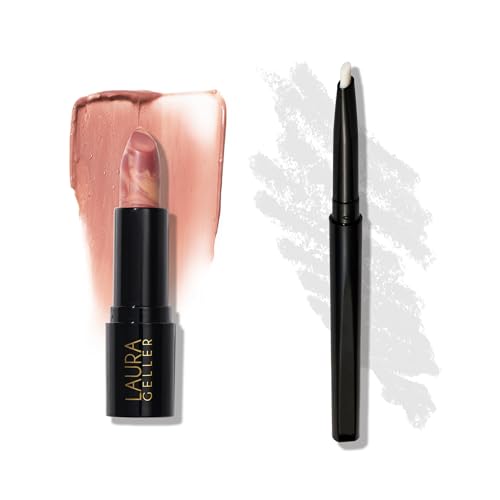 Laura Geller Italian Marble Lipstick Berry Banana & Clear Lip Liner Set