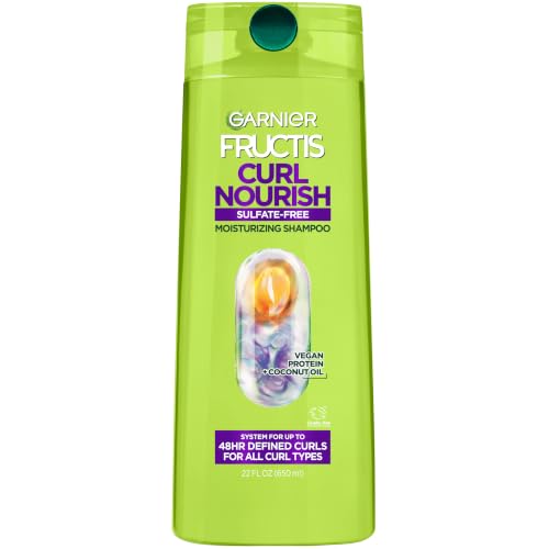 Garnier Fructis Curl Nourish Shampoo for Curly Hair, 22 Oz