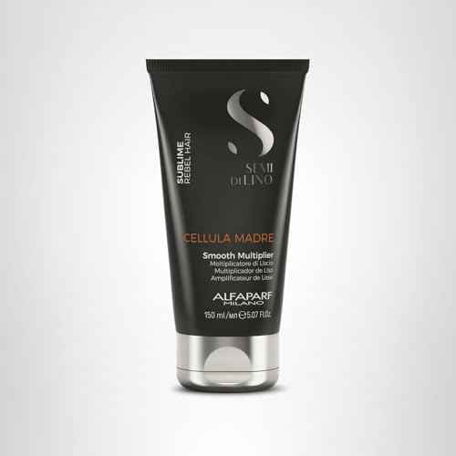 Alfaparf Milano Semi di Lino Cellula Madre Smooth Multiplier - Shiny Hair Gel Treatment for Daily Frizz Control - Use As a Smoothing Anti Frizz Gel for Hair Shine + Manageability (5.07 fl oz)