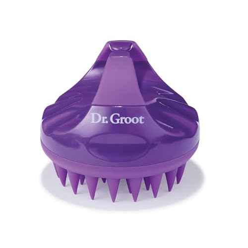 Dr. Groot Premium Scalp Cleansing Brush, Hair Scalp Massager, Scalp Scrubber with Soft Silicone Bristles, Hair Shampoo Brush for Scalp Exfoliation, Wet Dry Hair Brush for Scalp Care