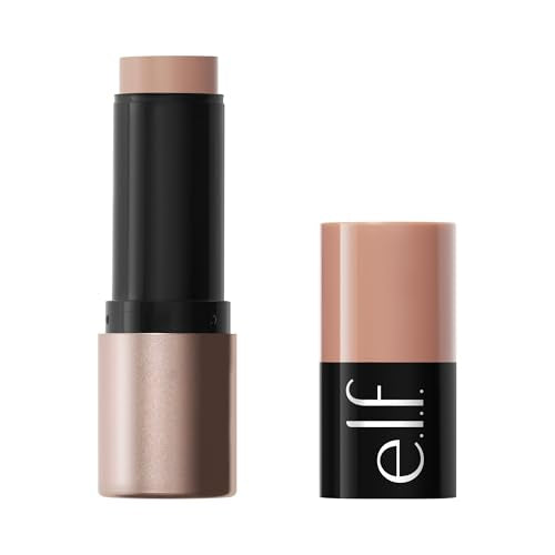 e.l.f. Cream Bronzer Stick - Buildable Satin Finish, Vegan & Cruelty-Free
