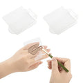AUEAR 3 Pack Acrylic Makeup Mixing Trays for Nail Art & Foundation