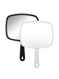 Gladmart 10.3 x 7.4 Inch Hand Mirror Set with Handle - Black & White, 2 Pack