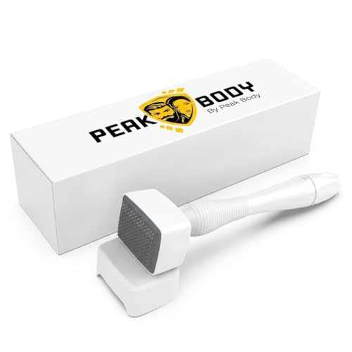 PeakBody Titanium Microneedle Derma Stamp - 0.25mm Skin Care Tool