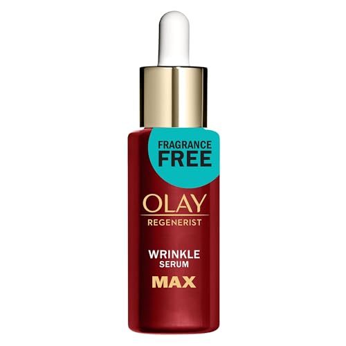 Olay Regenerist MAX Wrinkle Serum with Peptides, Fragrance Free 1.3 oz