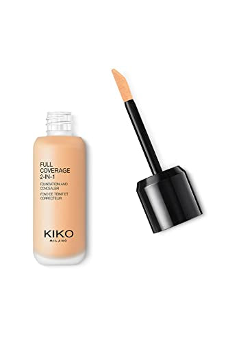 KIKO Milano Full Coverage 2-in-1 Foundation & Concealer 03 - Cr 20 | 2 In 1 Foundation And Concealer, Superior Coverage