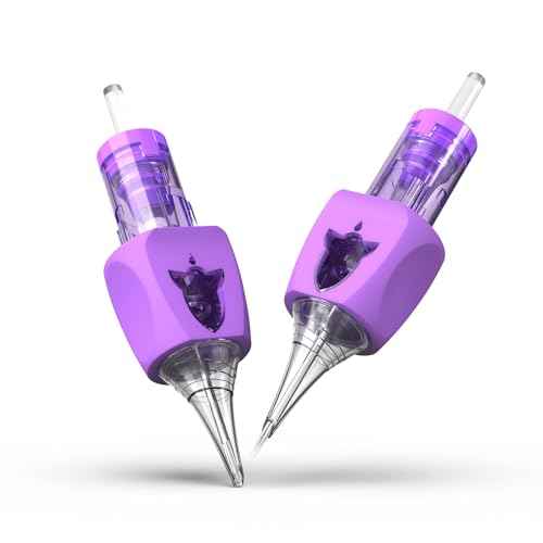 Wormhole Tattoo Needles 20PCS Tattoo Cartridge Needles 3RL Needle Cartridge Round Liner Disposable Finger Ledge Cartridges Compatible with Tattoo Gun Tattoo Machine Tattoo Supplies 1203RL