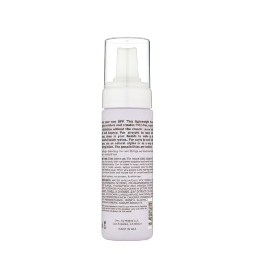 Hairitage Curl Enhancing Foam Mousse with Quinoa & Rice Protein, 5 oz