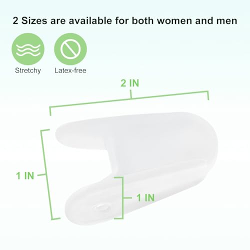 Silicone Toe Separator for Bunions, 10 Pack - Flared Design