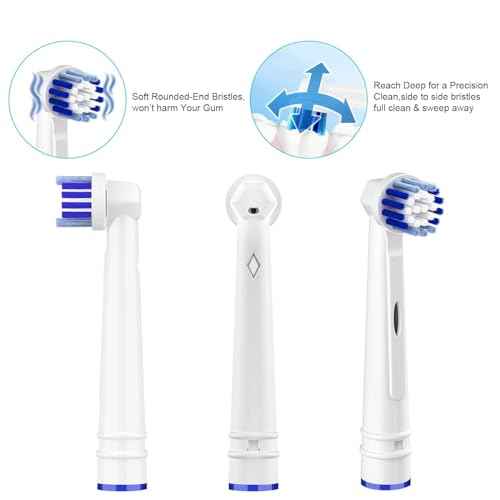 Replacement Toothbrush Heads Compatible with Oral B Braun,16 Pack Electric Toothbrush Heads Brush Heads Refill for Oral-B 7000/Pro 1000/9600/ 500/3000/8000