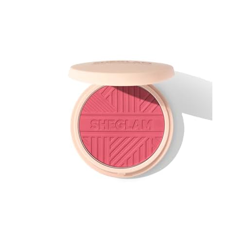 SHEGLAM Divine Flush Matte Blush Powder - Highly Pigmented, Non-Fading, Long Lasting Glowing Lightweight Natural Face Makeup