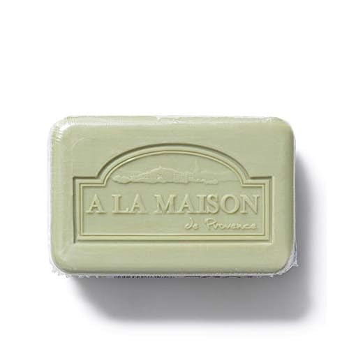 A LA MAISON Lavender Flower Bar Soap - Triple French Milled Natural Moisturizing Hand Soap Bar (3 Bars of Soap, 8.8 oz)